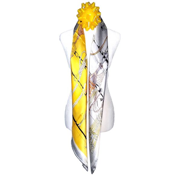 NWT Genuine 100% Mulberry Silk Satin Scarf 42"x42" Large Square Shawl 59731 - Picture 10 of 10